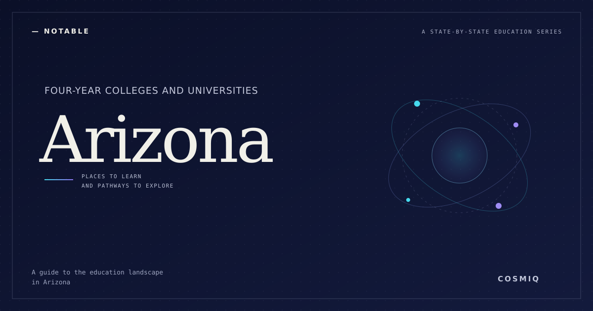 Notable Four-Year Colleges and Universities in Arizona