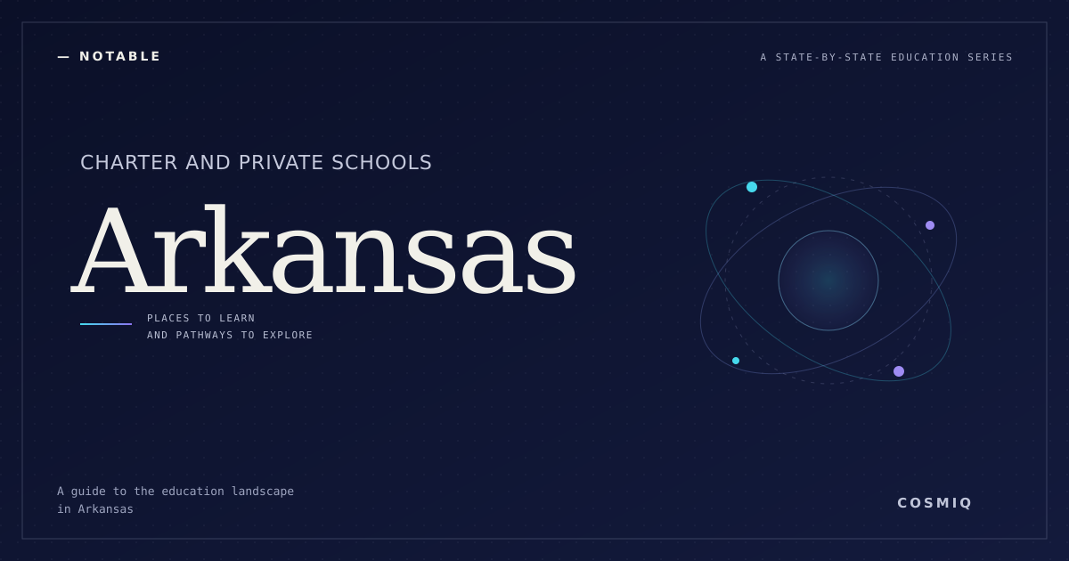 Notable Charter and Private Schools in Arkansas