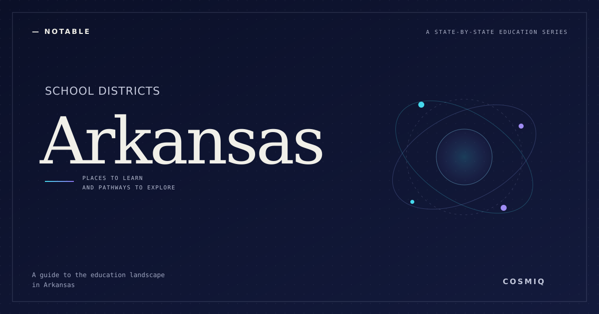 Notable School Districts in Arkansas