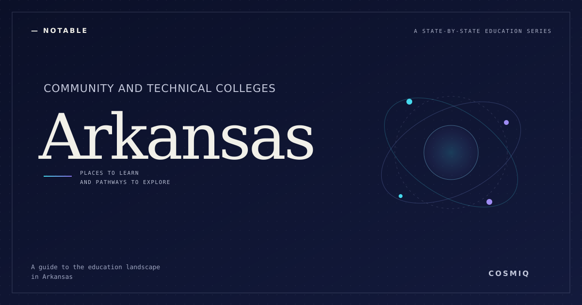 Notable Community and Technical Colleges in Arkansas