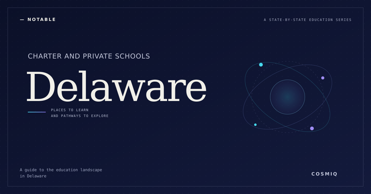 Notable Charter and Private Schools in Delaware