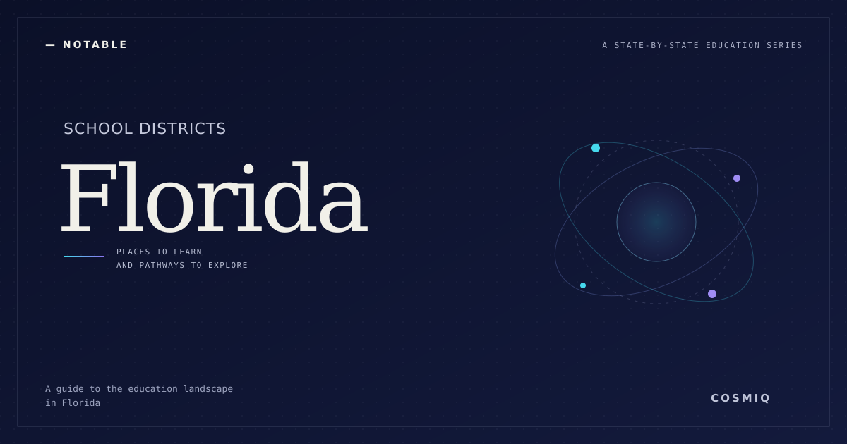 Notable School Districts in Florida