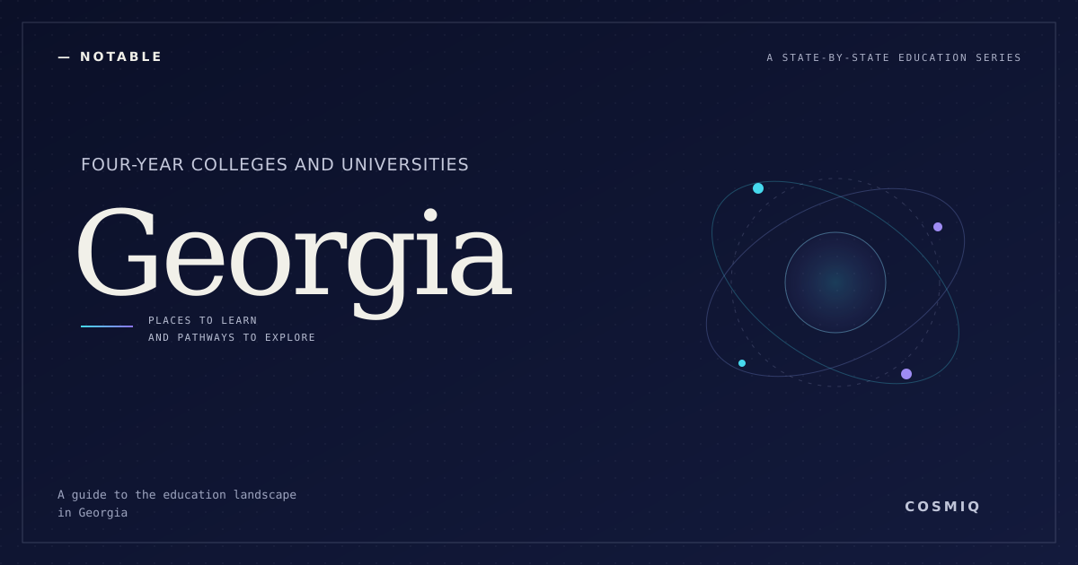 Notable Four-Year Colleges and Universities in Georgia