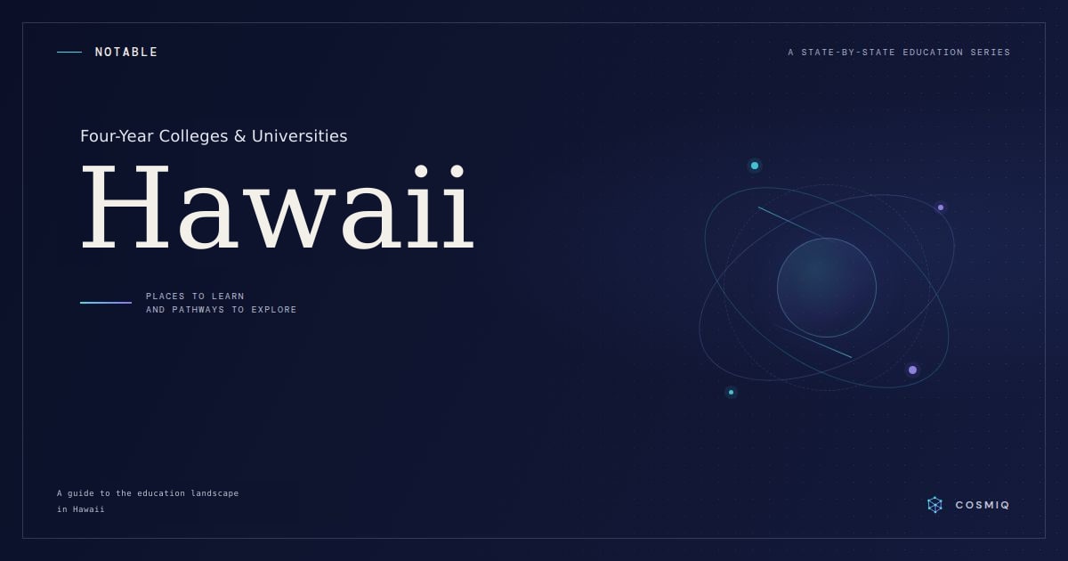 Notable Four-Year Colleges and Universities in Hawaii