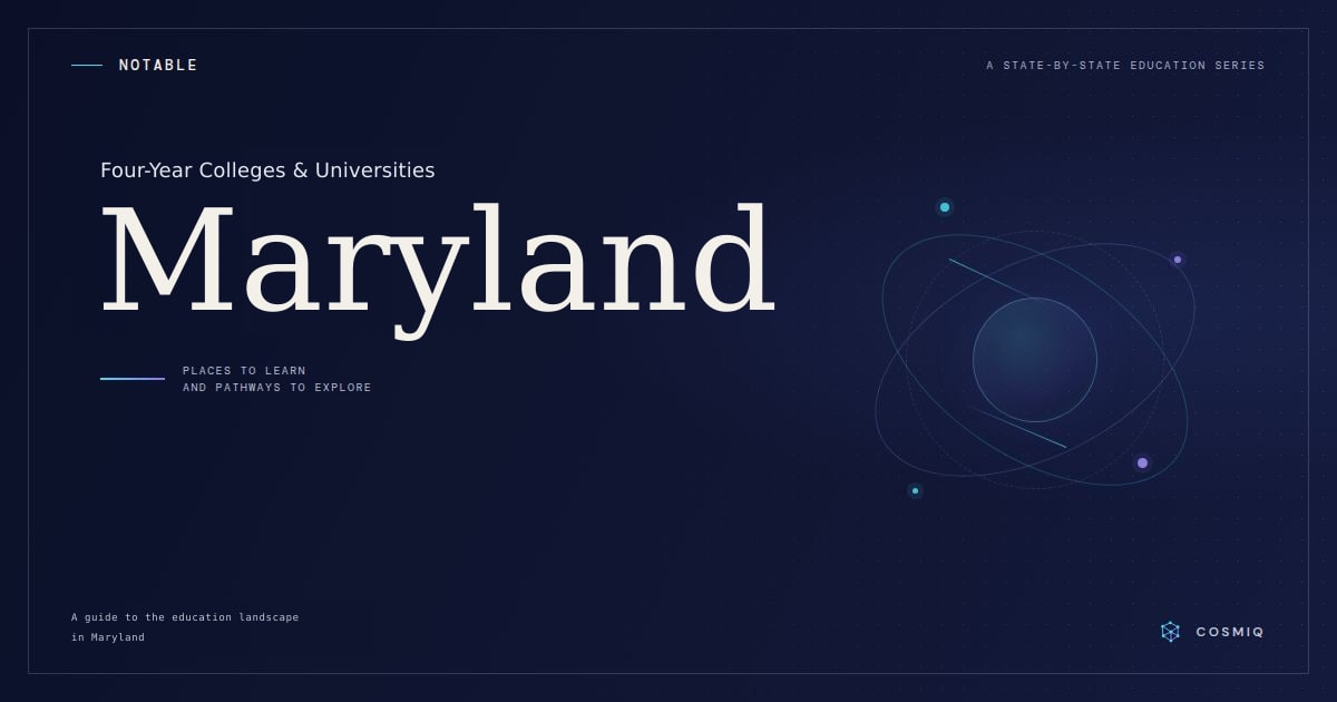 Notable Four-Year Colleges and Universities in Maryland