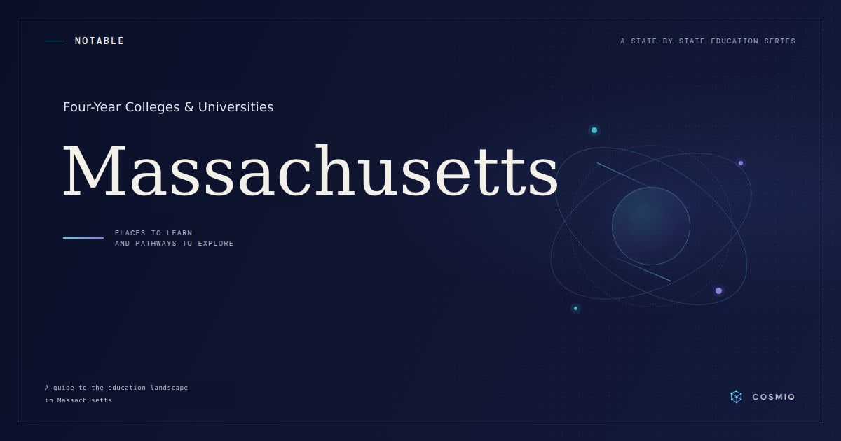 Notable Four-Year Colleges and Universities in Massachusetts