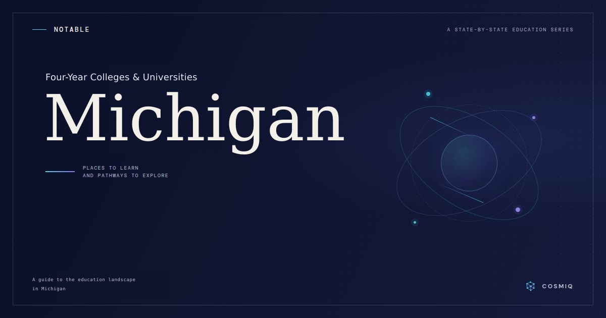 Notable Four-Year Colleges and Universities in Michigan