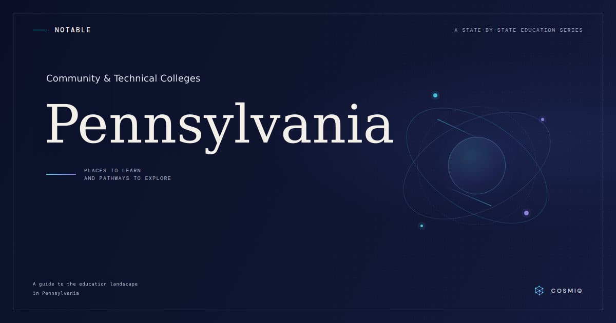 Notable Community and Technical Colleges in Pennsylvania
