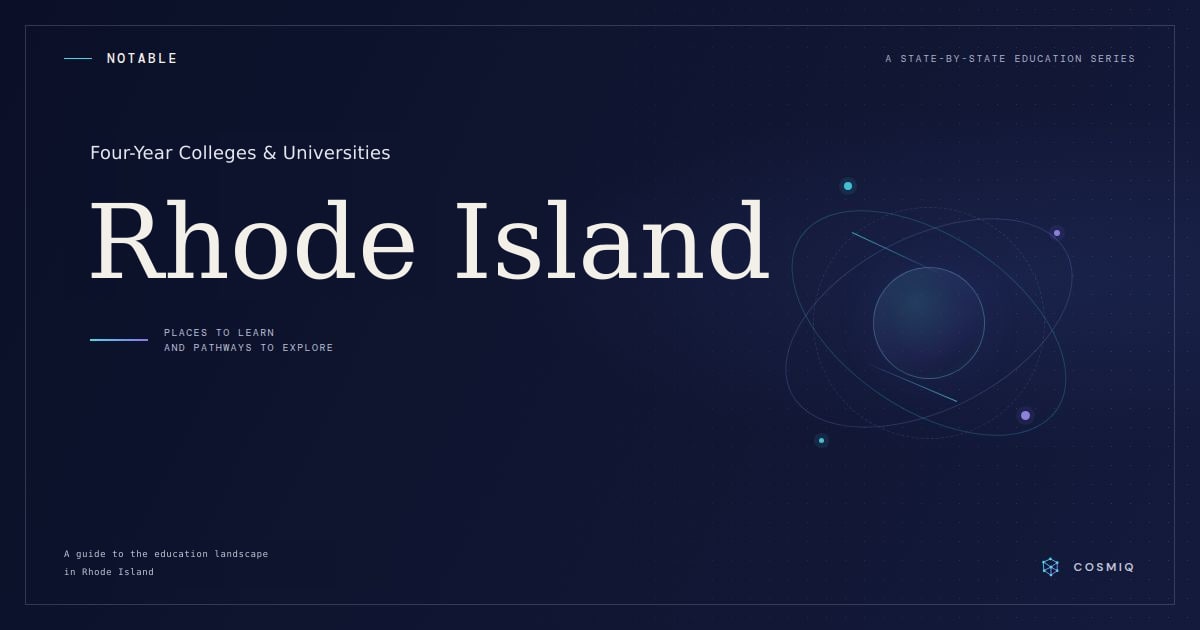 Notable Four-Year Colleges and Universities in Rhode Island