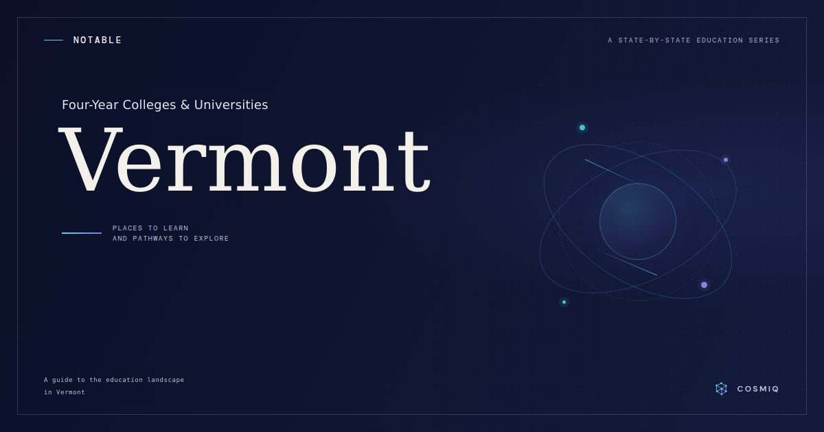Notable Four-Year Colleges and Universities in Vermont