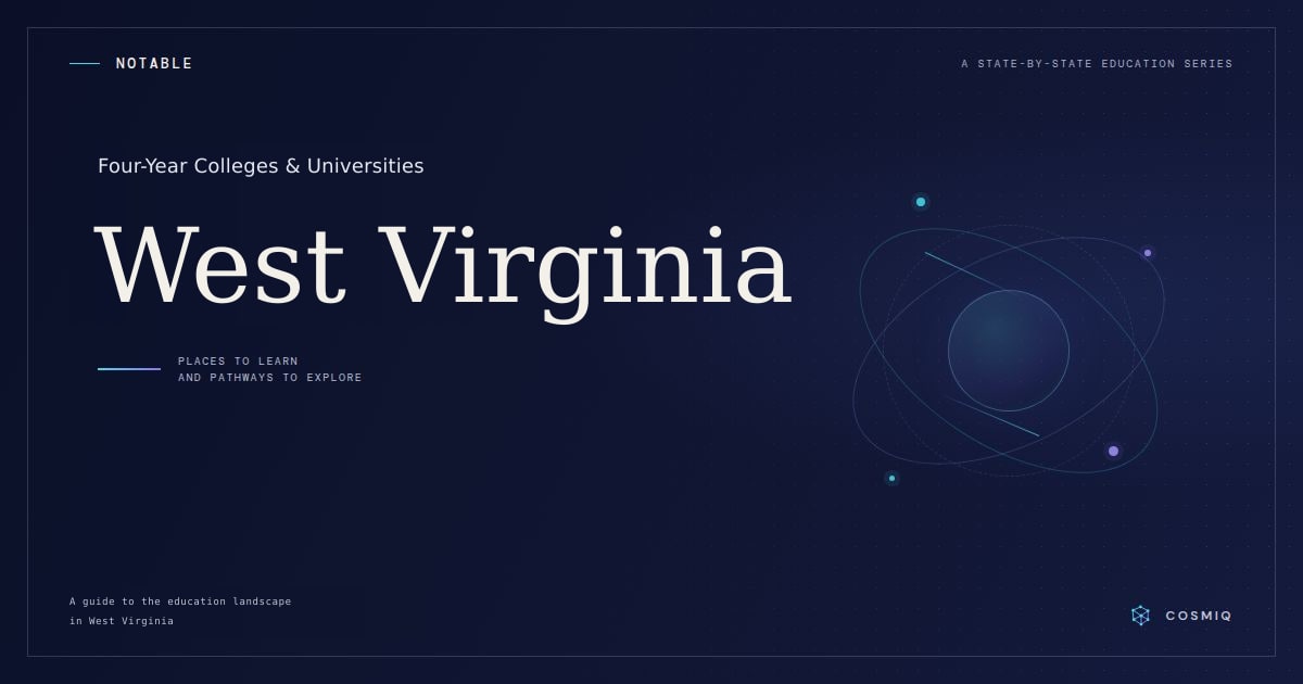 Notable Four-Year Colleges and Universities in West Virginia