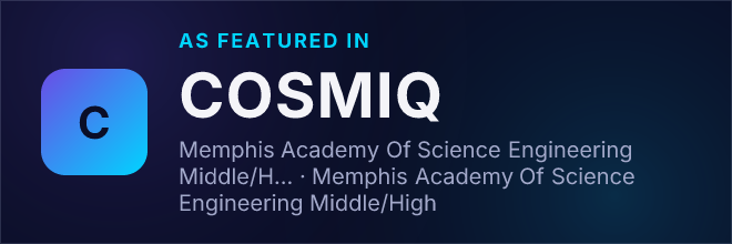 Memphis Academy Of Science Engineering Middle/High (Memphis, TN) — Featured in COSMIQ