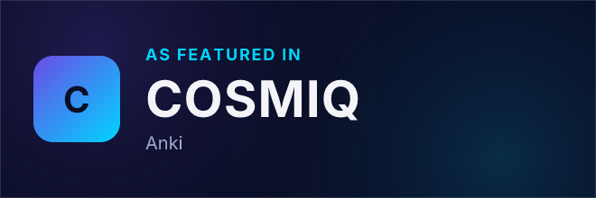 Anki — Featured in COSMIQ