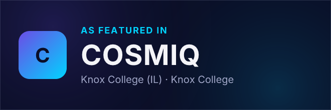 Knox College (IL) — Featured in COSMIQ