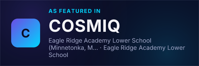 Eagle Ridge Academy Lower School (Minnetonka, MN) — Featured in COSMIQ