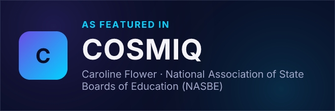 Caroline Flower — Featured in COSMIQ