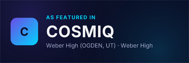 Weber High (OGDEN, UT) — Featured in COSMIQ