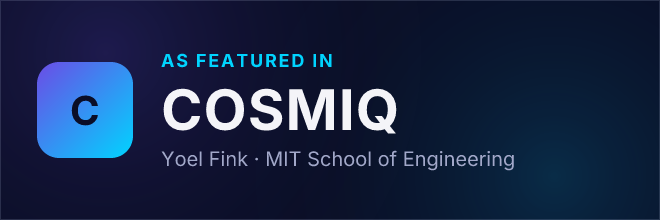 Yoel Fink — Featured in COSMIQ