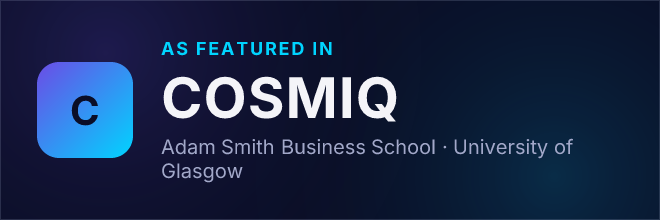 Adam Smith Business School — Featured in COSMIQ