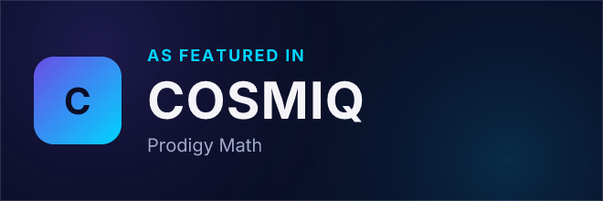 Prodigy Math — Featured in COSMIQ