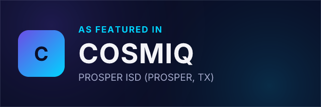 PROSPER ISD (PROSPER, TX) — Featured in COSMIQ