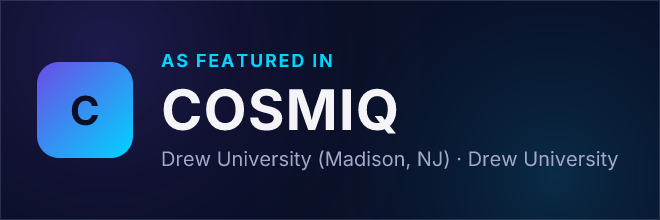 Drew University (Madison, NJ) — Featured in COSMIQ