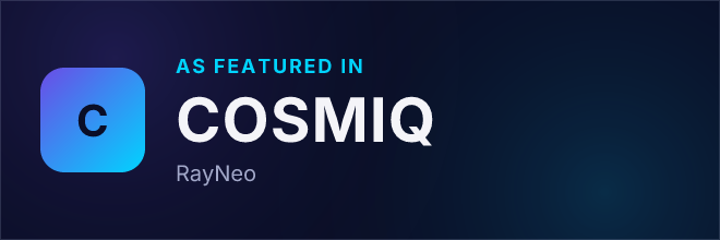 RayNeo — Featured in COSMIQ