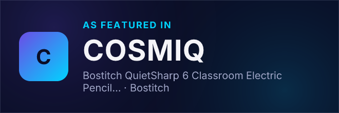 Bostitch QuietSharp 6 Classroom Electric Pencil Sharpener — Featured in COSMIQ