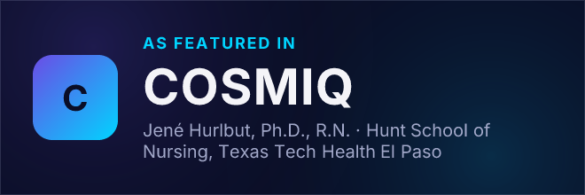 Jené Hurlbut, Ph.D., R.N. — Featured in COSMIQ