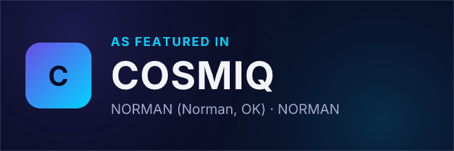NORMAN (Norman, OK) — Featured in COSMIQ