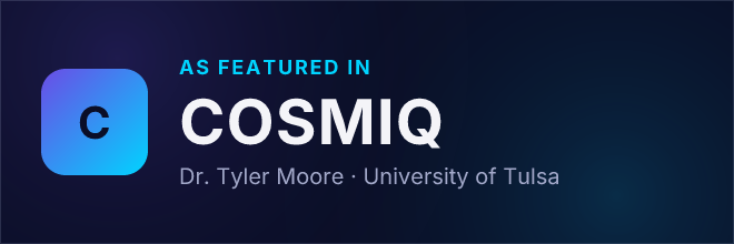 Dr. Tyler Moore — Featured in COSMIQ
