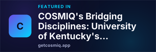 Featured in COSMIQ's Bridging Disciplines: University of Kentucky's New One Health Certificates Address Complex Global Challenges