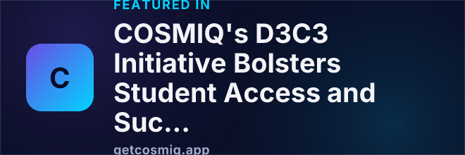 Featured in COSMIQ's D3C3 Initiative Bolsters Student Access and Success at Oakland Community College