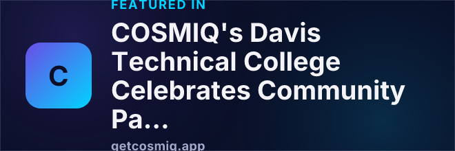 Featured in COSMIQ's Davis Technical College Celebrates Community Partnerships and Student Success