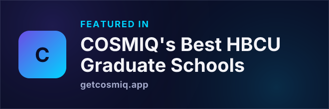 Featured in COSMIQ's Best HBCU Graduate Schools