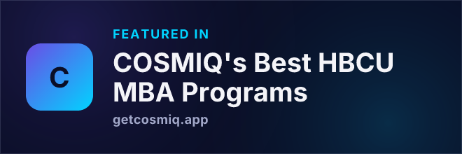 Featured in COSMIQ's Best HBCU MBA Programs