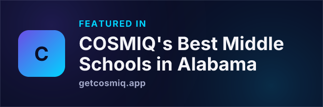 Featured in COSMIQ's Best Middle Schools in Alabama