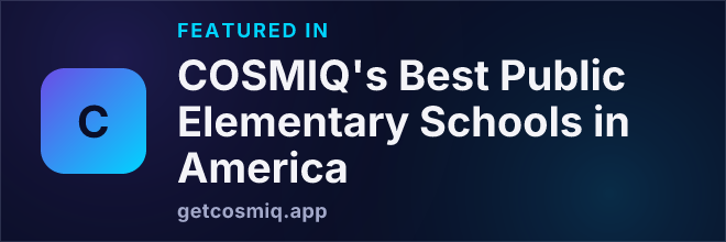 Featured in COSMIQ's Best Public Elementary Schools in America