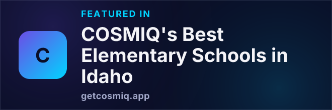 Featured in COSMIQ's Best Elementary Schools in Idaho