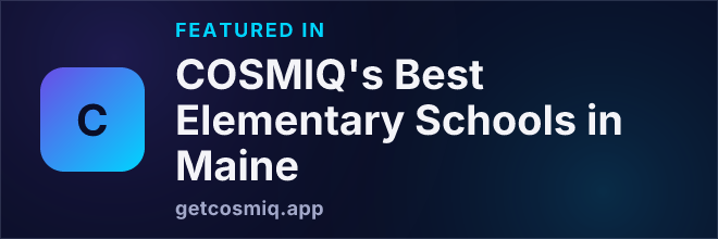 Featured in COSMIQ's Best Elementary Schools in Maine