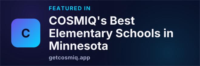 Featured in COSMIQ's Best Elementary Schools in Minnesota