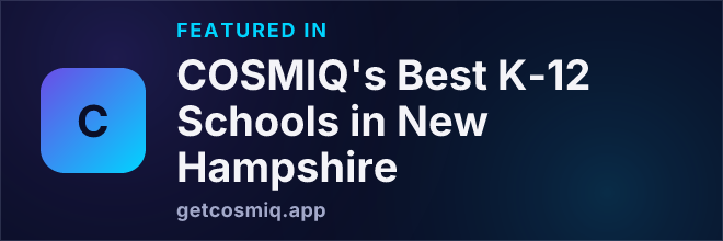 Featured in COSMIQ's Best K-12 Schools in New Hampshire