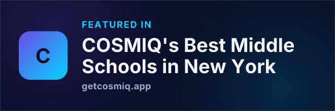 Featured in COSMIQ's Best Middle Schools in New York