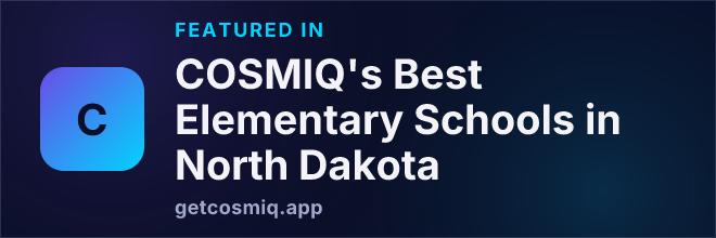 Featured in COSMIQ's Best Elementary Schools in North Dakota