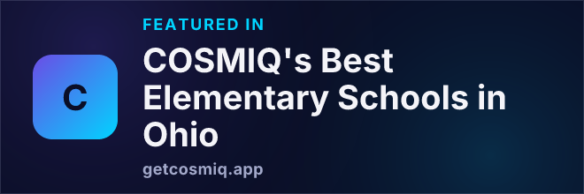 Featured in COSMIQ's Best Elementary Schools in Ohio