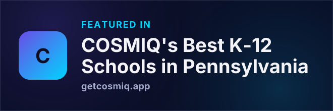 Featured in COSMIQ's Best K-12 Schools in Pennsylvania