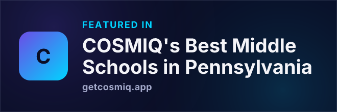 Featured in COSMIQ's Best Middle Schools in Pennsylvania