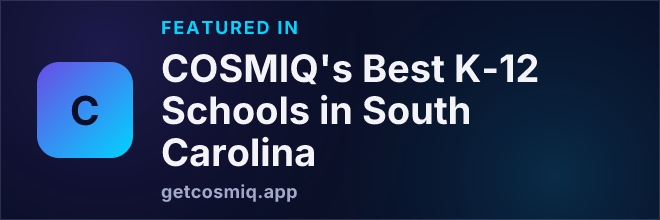 Featured in COSMIQ's Best K-12 Schools in South Carolina