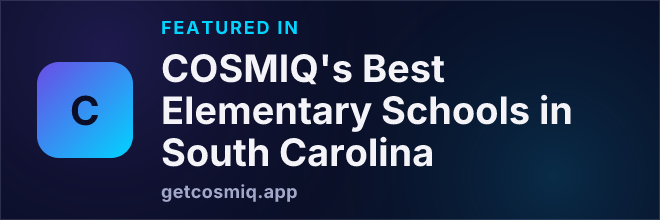 Featured in COSMIQ's Best Elementary Schools in South Carolina