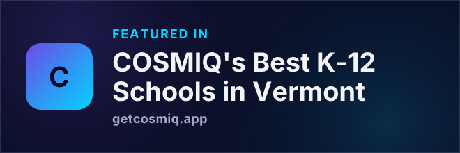 Featured in COSMIQ's Best K-12 Schools in Vermont